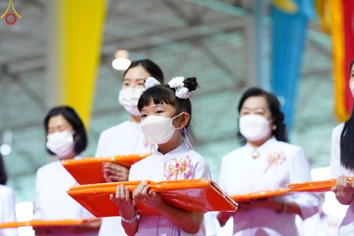 ภาพ No.50422:ประมวลภาพพิธีทอดผ้าป่าสมทบกฐิน ครั้งที่ 1 เนื่องในวันธรรมชัย พุทธศักราช 2565