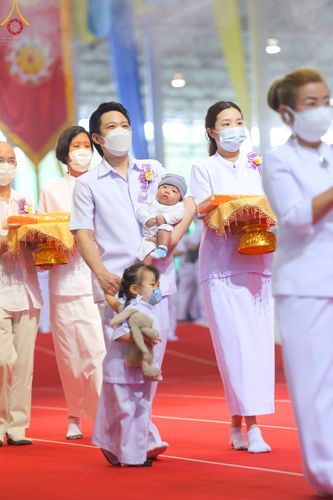 ภาพ No.50427:ประมวลภาพพิธีทอดผ้าป่าสมทบกฐิน ครั้งที่ 1 เนื่องในวันธรรมชัย พุทธศักราช 2565