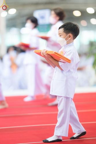 ภาพ No.50425:ประมวลภาพพิธีทอดผ้าป่าสมทบกฐิน ครั้งที่ 1 เนื่องในวันธรรมชัย พุทธศักราช 2565