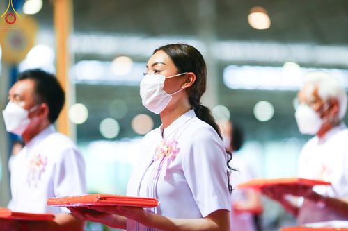 ภาพ No.50426:ประมวลภาพพิธีทอดผ้าป่าสมทบกฐิน ครั้งที่ 1 เนื่องในวันธรรมชัย พุทธศักราช 2565