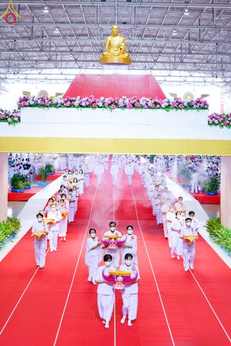 ภาพ No.50428:ประมวลภาพพิธีทอดผ้าป่าสมทบกฐิน ครั้งที่ 1 เนื่องในวันธรรมชัย พุทธศักราช 2565