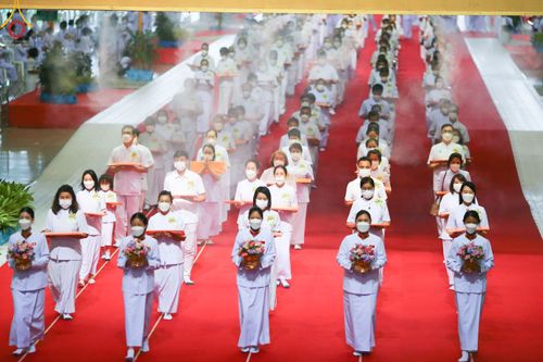 ภาพ No.50433:ประมวลภาพพิธีทอดผ้าป่าสมทบกฐิน ครั้งที่ 1 เนื่องในวันธรรมชัย พุทธศักราช 2565