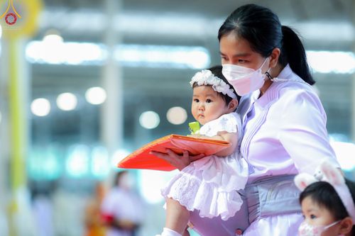 ภาพ No.50435:ประมวลภาพพิธีทอดผ้าป่าสมทบกฐิน ครั้งที่ 1 เนื่องในวันธรรมชัย พุทธศักราช 2565