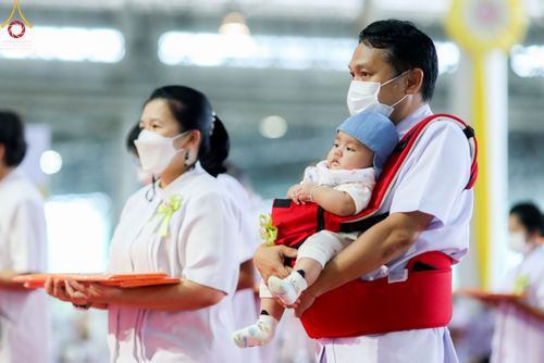 ภาพ No.50438:ประมวลภาพพิธีทอดผ้าป่าสมทบกฐิน ครั้งที่ 1 เนื่องในวันธรรมชัย พุทธศักราช 2565