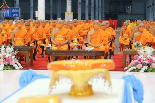 ภาพ No.50448:ประมวลภาพพิธีทอดผ้าป่าสมทบกฐิน ครั้งที่ 1 เนื่องในวันธรรมชัย พุทธศักราช 2565