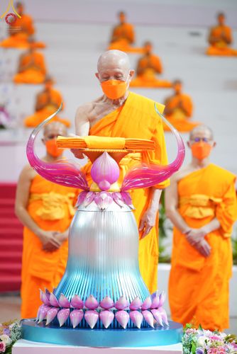 ภาพ No.50457:ประมวลภาพพิธีทอดผ้าป่าสมทบกฐิน ครั้งที่ 1 เนื่องในวันธรรมชัย พุทธศักราช 2565