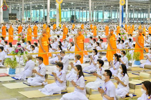 ภาพ No.50459:ประมวลภาพพิธีทอดผ้าป่าสมทบกฐิน ครั้งที่ 1 เนื่องในวันธรรมชัย พุทธศักราช 2565