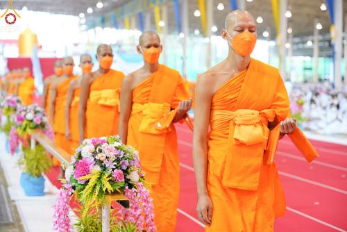 ภาพ No.50462:ประมวลภาพพิธีทอดผ้าป่าสมทบกฐิน ครั้งที่ 1 เนื่องในวันธรรมชัย พุทธศักราช 2565