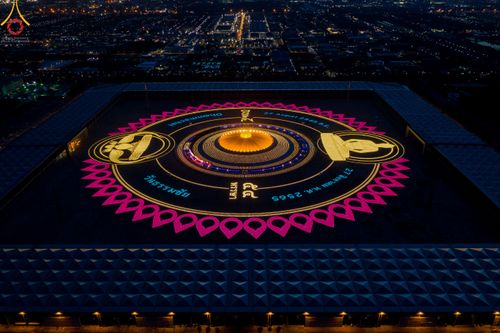 ภาพ No.50497:ประมวลภาพพิธีฉลองชัยสวดมนต์บทธัมมจักกัปปวัตนสูตร 4,654,545,454 จบ เนื่องในวันธรรมชัย