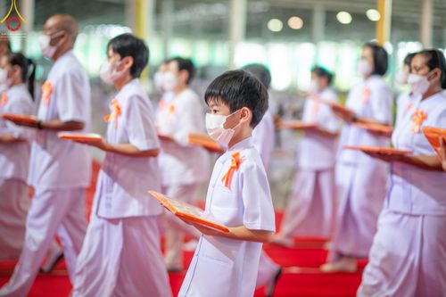 ภาพ No.51304:ประมวลภาพพิธีทอดผ้าป่าสมทบกฐิน ครั้งที่  2 เนื่องในวันครูผู้ค้นพบวิชชาธรรมกาย