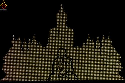 ภาพ No.51536:ประมวลภาพพิธีเจริญพระพุทธมนต์ และพิธีจุดประทีปบูชาธรรม พระมงคลเทพมุนี (สด จนฺทสโร) พระผู้ปราบมาร  เนื่องในวันครูผู้ค้นพบวิชชาธรรมกาย