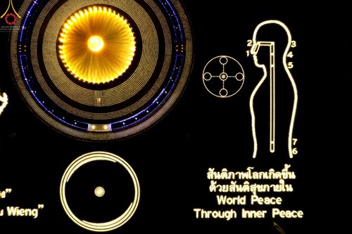 ภาพ No.51541:ประมวลภาพพิธีเจริญพระพุทธมนต์ และพิธีจุดประทีปบูชาธรรม พระมงคลเทพมุนี (สด จนฺทสโร) พระผู้ปราบมาร  เนื่องในวันครูผู้ค้นพบวิชชาธรรมกาย