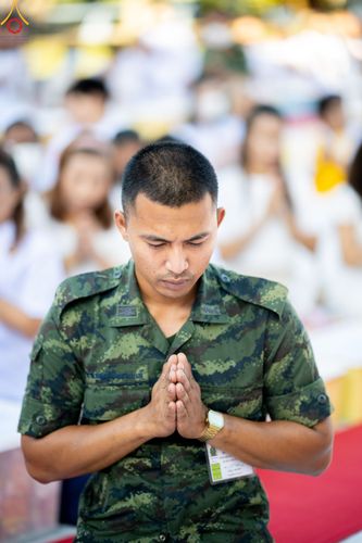 ภาพ No.83140:พิธีถวายสังฆทาน 323 วัด 4 จังหวัดชายแดนภาคใต้ ปีที่ 19 ครั้งที่ 163 พิธีมอบกองทุนหนุนแรงใจช่วยครูใต้ ปีที่ 16 ครั้งที่ 128  และพิธีทำบุญอุทิศส่วนกุศลให้ผู้วายชนม์ ในวันเสาร์ที่ 8 กรกฎาคม พ.ศ. 2566 ณ หอประชุม อาคารพระสุทธิสมณวัตรานุสรณ์   วัดมุจลินทวาปีวิ