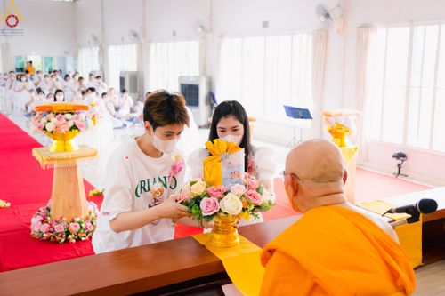 ภาพ No.78046:พิธีทอดผ้าป่า ถวายโซล่าเซลล์ และพิธีถวายกองทุนสนับสนุนการบวชสามเณรภาคฤดูร้อน ณ ศูนย์ปฎิบัติธรรมธาราสายไหม กทม. วันเสาร์ที่ 18 มีนาคม พ.ศ.2566