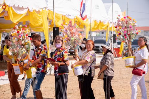 ภาพ No.79489:พิธีเททองหล่อพระประธาน ประจำอุโบสถวัดสายสุวพรรณ ณ มณฑลพิธีฯ ธรรมอุทยาน สัตตมหาสถาน หน้าอุโบสถวัดสายสุวพรรณ ต.คลองสี่ อ.คลองหลวง จ.ปทุมธานี วันเสาร์ที่ 1 เมษายน พ.ศ. 2566