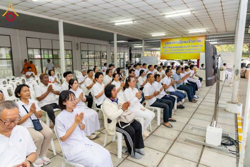 ภาพ No.316094:วันศุกร์ที่ 27 มีนาคม พ.ศ. 2569 พิธีบำเพ็ญกุศล คุณพ่อณรงค์ จินตมากุล  สิริอายุ 99 ปี 11 เดือน โยมบิดา พระครูปลัดรัตนวีรวัฒน์ (รังสฤษดิ์ อิทฺธิจินตโก) ที่ปรึกษาเจ้าคณะจังหวัดปทุมธานี เจ้าอาวาสวัดพระธรรมกาย  ณ ห้องปลูกศรัทธา 2 วัดพระธรรมกาย ปทุมธานี