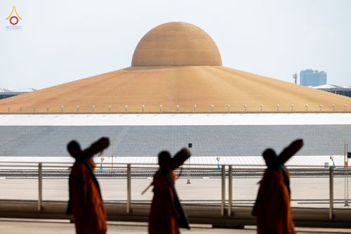 ภาพ No.81039:การฝึกเดินธุดงค์ของสามเณร ในโครงการบรรพชาสามเณรเพื่อฟื้นฟูพระพุทธศาสนาทั่วไทย ประจำปี 2566 ณ วิหารคดชั้น2 วัดพระธรรมกาย