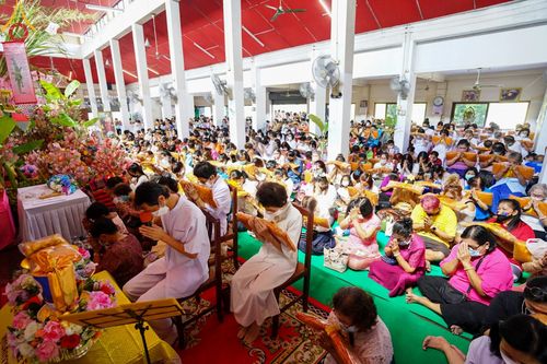 ภาพ No.64924:พิธีทอดกฐินสามัคคีทั่วไทย 5,000 วัด โดยคณะศิษยานุศิษย์วัดพระธรรมกาย น้อมบูชาธรรม 78 ปี หลวงพ่อธัมมชโย  วันอังคารที่ 8 พฤศจิกายน พ.ศ. 2565  ณ วัดนาบุญ อำเภอธัญบุรี จังหวัดปทุมธานี