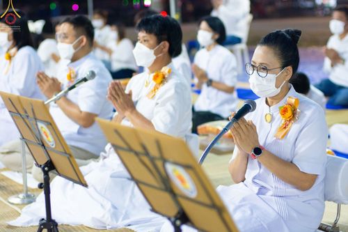 ภาพ No.74348:พิธีถวายภัตตาหารเป็นสังฆทาน แด่คณะพระธรรมยาตราฯ ในโครงการธรรมยาตรากตัญญูบูชา มหาปูชนียาจารย์ พระมงคลเทพมุนี(สด จนฺทสโร) พระผู้ปราบมาร อนุสรณ์สถาน 7 แห่ง ปีที่ 11 วันที่ 26 มกราคม พ.ศ. 2566