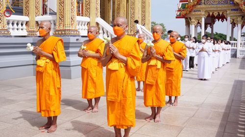 ภาพ No.66965:พิธีอุปสมบทวัดละหาร อ.บางบัวทอง    จ.นนทบุรี รับบุญจัดงานโดย สำนักต่างประเทศ เมื่อวันที่ 7 ธันวาคม พ.ศ. 2565