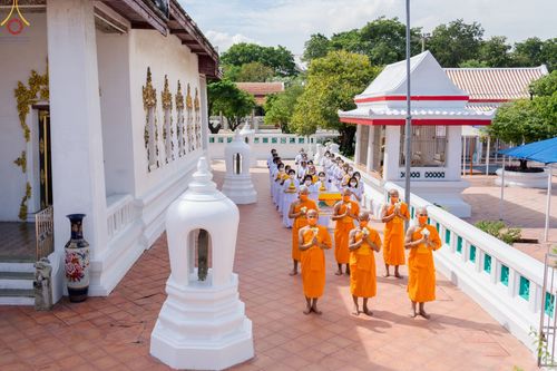 ภาพ No.65812:พิธีอุปสมบทวัดโปรดเกศเชษฐาราม อ.พระประแดง จ.สมุทรปราการ รับบุญจัดงานโดยสำนักพัฒนาเยาวชนโลก ในโครงการอุปสมบทบูชาธรรม มหาปูชนียาจารย์ประจำปี 2565 เมื่อวันที่ 7 ธันวาคม พ.ศ. 2565