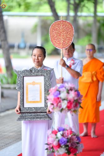 ภาพ No.342938:วันอาทิตย์ที่ 9 สิงหาคม พ.ศ.2569 พิธีมอบพัด ตั้งฐานานุกรม พระราชภาวนาวชิรวิเทศ วิ. ณ ห้องอาคารปลูกศรัทธา 2 วัดพระธรรมกาย