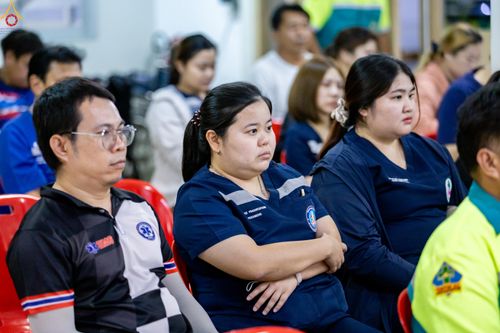 ภาพ No.323198:วันที่ 20 เมษายน พ.ศ.2569 การเตรียมงานของบุคลากรทางการแพทย์ , จุดลงทะเบียนพระสังฆาธิการ , วางกล่องไทยธรรม เพื่องานถวายมหาสังฆทาน 40,000 กว่าวัดทั่วประเทศ วันคุ้มครองโลก 22 เมษายน พ.ศ.2569 วัดพระธรรมกาย