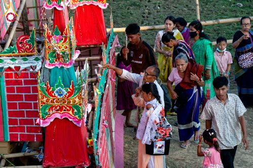 ภาพ No.280176:วันที่ 19 ธันวาคม พ.ศ. 2568 พิธีชำระร่าง พระติโลกานันทะ มหาเถโร  พระสังฆราชองค์ที่ 4 แห่งเทือกเขาจิตตะกอง  ประเทศบังกลาเทศ