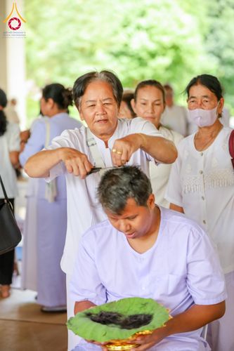ภาพ No.340053:วันอาทิตย์ ที่ 19 กรกฎาคม 2569 พิธีตัดปอยผมนาคธรรมทายาทโครงการอุปสมบทรุ่นเข้าพรรษาประจำปี2569  ณ ธุดงคสถานพิษณุโลก อ.วังทอง จ.พิษณุโลก