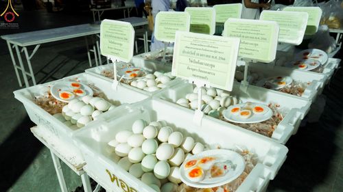 ภาพ No.72154:พิธีถวายภัตตาหารเป็นสังฆทาน แด่คณะพระธรรมยาตราฯ ในโครงการธรรมยาตรากตัญญูบูชา มหาปูชนียาจารย์ พระมงคลเทพมุนี(สด จนฺทสโร) พระผู้ปราบมาร อนุสรณ์สถาน 7 แห่ง ปีที่ 11 วันที่ 18 มกราคม พ.ศ. 2566