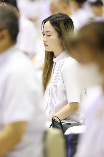 ภาพ No.337832:วันอาทิตย์ต้นเดือน 5 กรกฎาคม พ.ศ.2569 พิธีบูชาข้าวพระ ณ สภาธรรมกายสากล วัดพระธรรมกาย
