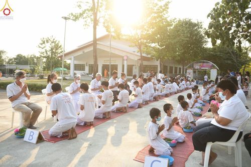 ภาพ No.78688:พิธีตัดปอยผม ปลงผม นาคธรรมทายาท ในโครงการบรรพชาฟื้นฟูพระพุทธศาสนาทั่วไทย ณ ศูนย์ปฎิบัติธรรมสระบุรี ต.นายาว อ.พระพุทธบาท จ.สระบุรี  วันที่ 29 มีนาคม พ.ศ.2566