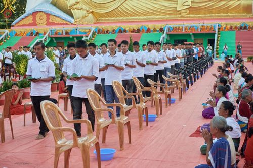 ภาพ No.64709:พิธีบรรพชาสามเณร โครงการบรรพชาสามเณร 500 รูป ประเทศบังกลาเทศ วันที่ 22 พฤศจิกายน พ.ศ. 2565