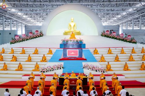 ภาพ No.82324:พิธีหล่อพระประธานเพื่อประดิษฐาน ณ มหาวิหารคด วันอาทิตย์ที่ 11 มิถุนายน พ.ศ. 2566 ณ สภาธรรมกายสากล วัดพระธรรมกาย