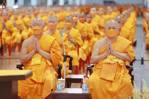 ภาพ No.85124:บรรยากาศการต้อนรับพระสังฆาธิการทั่วประเทศ และพิธีบูชาข้าวพระในวันสมาธิโลก วันอาทิตย์ต้นเดือนที่ 6 สิงหาคม พ.ศ. 2566 ณ สภาธรรมกายสากล วัดพระธรรมกาย