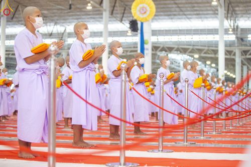 ภาพ No.79860:พิธีขอบรรพชา , พิธีคล้องอังสะ พิธีขอสรณคมน์และศีล , พิธีขอนิสสัย ในโครงการบรรพชาสามเณรฟื้นฟูพระพุทธศาสนาทั่วไทย วันเสาร์ที่ 8 เมษายน พ.ศ.2566