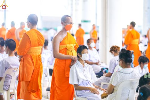 ภาพ No.78746:พิธีปลงผมนาคธรรมทายาท โครงการอบรมยุวธรรมทายาท มัชฌิมธรรมทายาท และธรรมทายาทรุ่นอุดมศึกษา ณ สภาธรรมกายสากล วัดพระธรรมกาย วันเสาร์ที่ 1 เมษายน พ.ศ. 2566