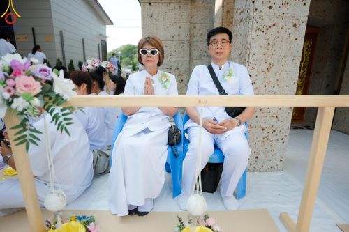 ภาพ No.141753:พิธีประดิษฐานลูกนิมิตมหาสมบัติ  ผูกสีมา สถาปนาอุโบสถ "บูชาธรรม 80 ปี หลวงพ่อธัมมชโย" ณ วัดพระธรรมกายโทชิหงิ ประเทศญี่ปุ่น วันอาทิตย์ที่ 16 มิถุนายน พ.ศ. 2567