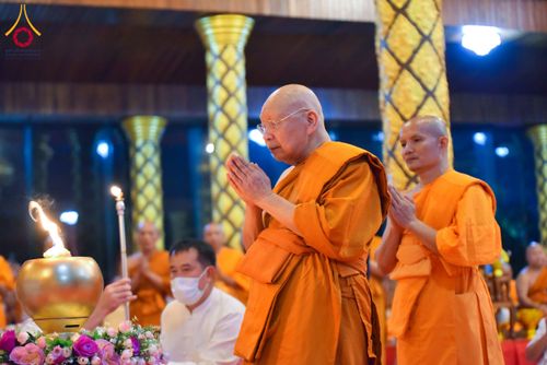 ภาพ No.210787:วันพฤหัสบดีที่ 13 มีนาคม พ.ศ. 2568  สมโภชพระประธานอุโบสถวัดป่าอุบลแก้ว จังหวัดอุบลราชธานี