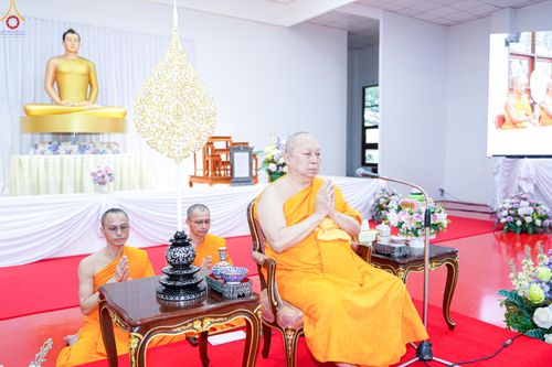 ภาพ No.342999:วันอาทิตย์ที่ 9 สิงหาคม พ.ศ.2569 พิธีมอบพัด ตั้งฐานานุกรม พระราชภาวนาวชิรวิเทศ วิ. ณ ห้องอาคารปลูกศรัทธา 2 วัดพระธรรมกาย