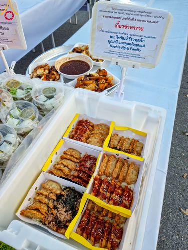 ภาพ No.106055:พิธีถวายภัตตาหารเป็นสังฆทาน แด่คณะพระธรรมยาตราฯ ในโครงการธรรมยาตรากตัญญูบูชา มหาปูชนียาจารย์ พระมงคลเทพมุนี(สด จนฺทสโร) พระผู้ปราบมาร อนุสรณ์สถาน 7 แห่ง ปีที่ 12 วันที่ 3 มกราคม พ.ศ. 2567 ณ อนุสรณ์สถานโลตัสแลนด์ จ.สุพรรณบุรี