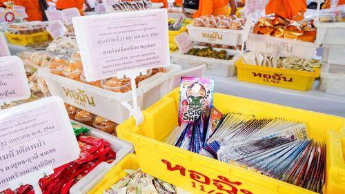 ภาพ No.73796:พิธีถวายภัตตาหารเป็นสังฆทาน แด่คณะพระธรรมยาตราฯ ในโครงการธรรมยาตรากตัญญูบูชา มหาปูชนียาจารย์ พระมงคลเทพมุนี(สด จนฺทสโร) พระผู้ปราบมาร อนุสรณ์สถาน 7 แห่ง ปีที่ 11 วันที่ 22 มกราคม พ.ศ. 2566