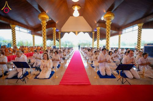 ภาพ No.210690:วันพฤหัสบดีที่ 13 มีนาคม พ.ศ. 2568  สมโภชพระประธานอุโบสถวัดป่าอุบลแก้ว จังหวัดอุบลราชธานี