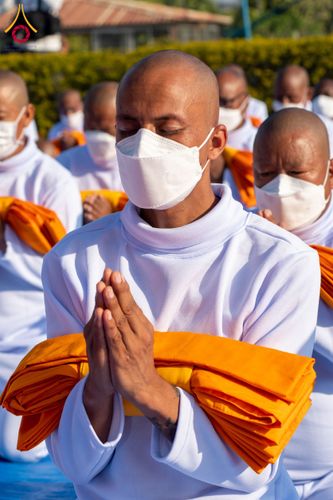 ภาพ No.130489:พิธีบรรพชาธรรมทายาท ในโครงการบรรพชา 1,250 รูป ณ แดนประสูติ สวนลุมพินี ประเทศเนปาล วันที่ 9 มีนาคม พ.ศ. 2567