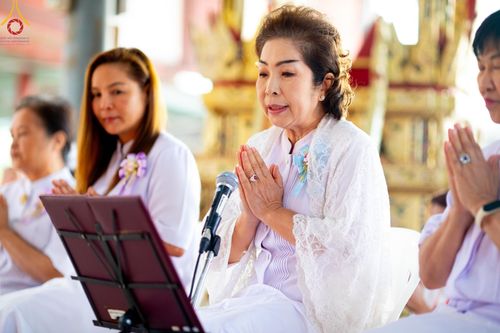 ภาพ No.189336:พิธีทอดผ้าป่าทำนุบำรุงศาสนสถาน ในโครงการธรรมยาตรา กตัญญูบูชา มหาปูชนียาจารย์ พระมงคลเทพมุนี(สด จนฺทสโร) พระผู้ปราบมาร อนุสรณ์สถาน 7 แห่ง ปีที่ 13 ณ วัดใหม่นพรัตน์  ต.เนินพระปรางค์ อ.สองพี่น้อง จ.สุพรรณบุรี วันที่ 5 มกราคม พ.ศ. 2568