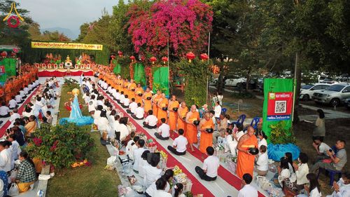 ภาพ No.206785:พิธีตักบาตรพระ 1,000 รูป ปืที่ 7 วันอาทิตย์ที่ 9 กุมภาพันธ์ พ.ศ. 2568 ณ วัดห้วยตองสัก อำเภอจอมทอง จังหวัดเชียงใหม่