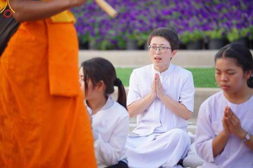 ภาพ No.202034:พิธีต้อนรับพระธรรมยาตรา ณ อนุสรณ์สถานลำดับที่ 7 สถานที่ขยายวิชชาธรรมกาย วัดพระธรรมกาย ต.คลองสาม อ.คลองหลวง จ.ปทุมธานี ในโครงการธรรมยาตรา กตัญญูบูชา มหาปูชนียาจารย์ พระมงคลเทพมุนี(สด จนฺทสโร) พระผู้ปราบมาร อนุสรณ์สถาน 7 แห่ง ปีที่ 13 วันที่ 26 มกราคม 2568