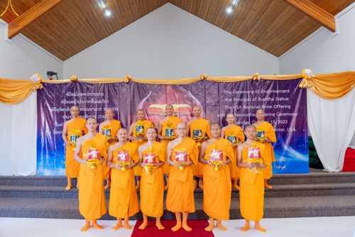 ภาพ No.91274:พิธีสมโภชพระประธาน "พระธรรมกาย" , พิธีเปิดไฟมงคลและเปิดไฟส่องสว่างรัศมีดวงธรรมพระประธาน "พระธรรมกาย" , พิธีทอดผ้าป่าภาคพื้น 19 วัดศูนย์สาขาภาคพื้นอเมริกา  และพิธีมุทิตาสักการะพระมหาเถระ พระเถระ ประจำปี 2566 วันอาทิตย์ที่ 15 ตุลาคม พ.ศ. 2566