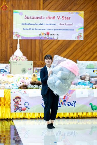 ภาพ No.186058:กิจกรรมวันรวมพลังเด็กดี V-Star ผู้นำฟื้นฟูศีลธรรมโลก จังหวัดแพร่ ณ ธุดงคสถานพรรัตนะแพร่ ต.แม่เกิ๋ง อ.วังชิ้น จังหวัดแพร่ วันที่ 23 ธันวาคม พ.ศ. 2567