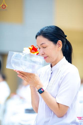 ภาพ No.206914:พิธีถวายโคมมาฆประทีป น้อมถวายเป็นพุทธบูชา แด่คณะพระภิกษุ สามเณร วัดพระธรรมกาย วันอาทิตย์ที่ 9 กุมภาพันธ์ พ.ศ. 2568 ณ ห้องแก้วสารพัดนึก 2 สภาธรรมกายสากล วัดพระธรรมกาย จังหวัดปทุมธานี